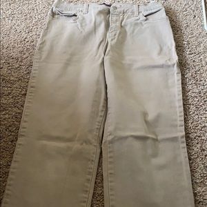 Cream colored jeans